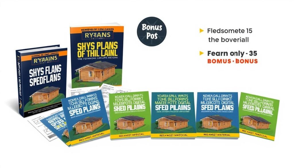 Ryan's Shed Plans complete package with blueprints and bonuses